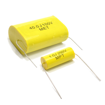 Capacitor de filme Cbb20 Axial polipropileno metalizado